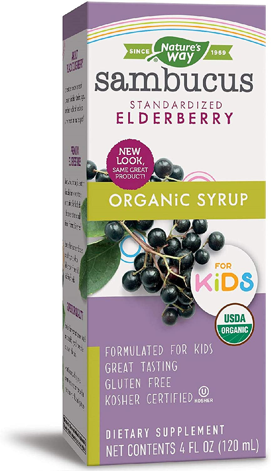 Nat Way- Sambucus Elderberry Syrup for Kids (120mL)