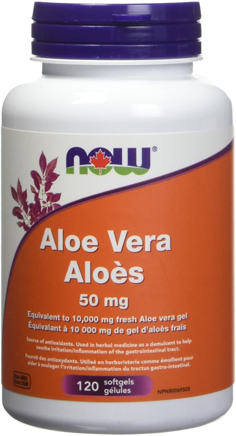Now - Aloe Vera Concentrate 50mg (120 Softgels)