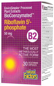 NF - BioCoenz Riboflavin 5 phosphate 50mg (30 Caps)