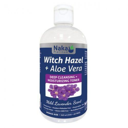 Naka  Plat - Witch Hazel + Aloe Vera deep cleansing and moisturizing Toner 360ml