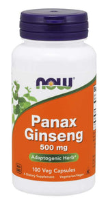 Now - Panax Ginseng 500mg (100 Tabs)