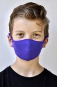 Brave Face Skeena Kids True Purple Cloth Mask