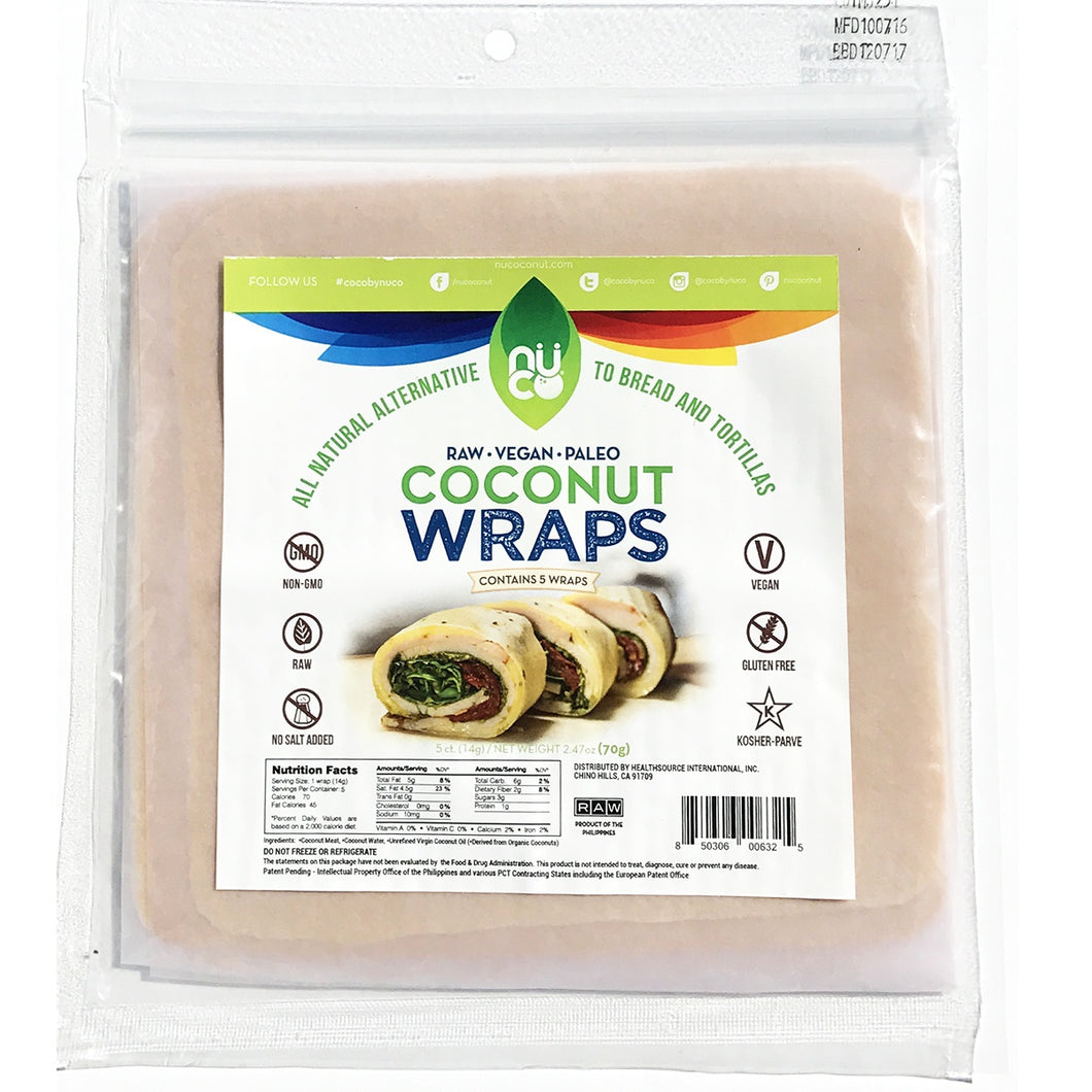 Coconut Wraps Original (5 Pack)