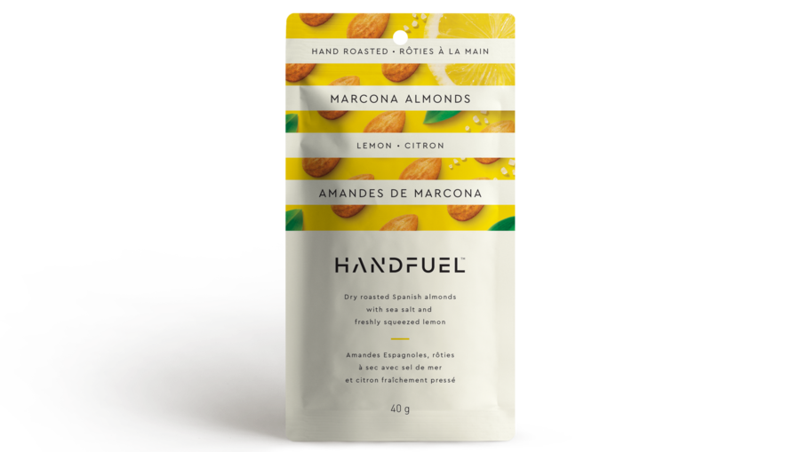Handfuel - Dry Roasted Lemon Marcona Almonds 40g