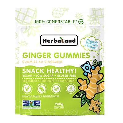 Herbaland- Healthy Snack Pack Ginger 240g